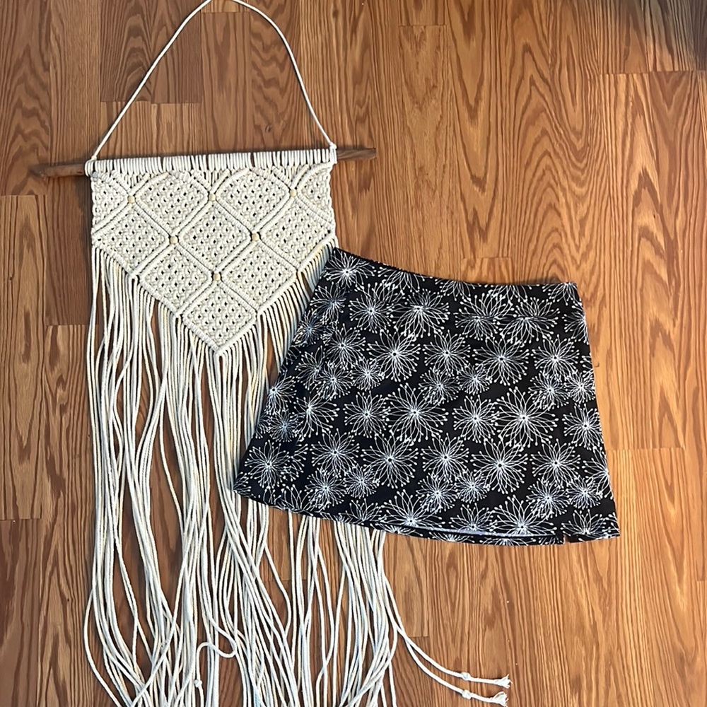 Black skirt with shorts